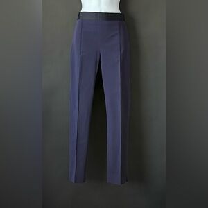 Paul Smith navy cigarette pant. Side zip. UK 40 US 2-4
